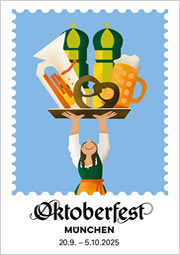 Oktoberfest Plakat 2025 (c) RAW/LHM - Amiera Harithas und Dianah-Charles Francis