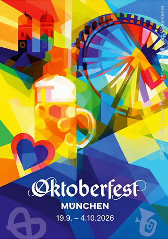 Oktoberfestplakat 2026 (c) RAW der LH Stadt M&uuml;nchen - Florian Huber